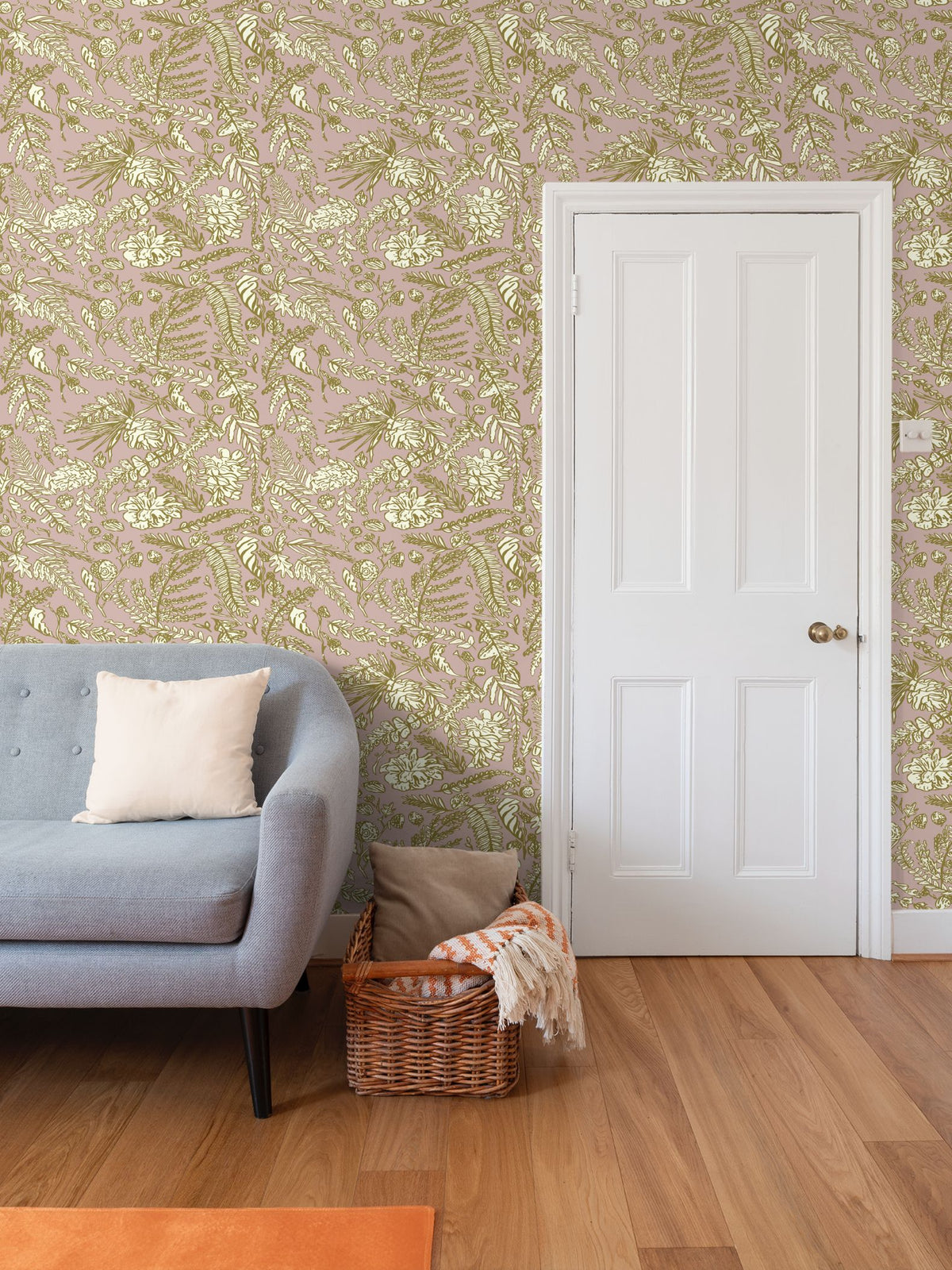 Averly - Pink Repeat Pattern Wallpaper