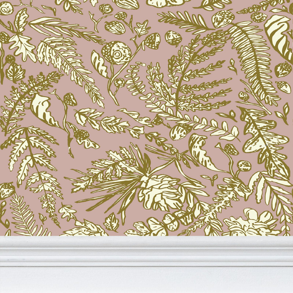 Averly - Pink Repeat Pattern Wallpaper