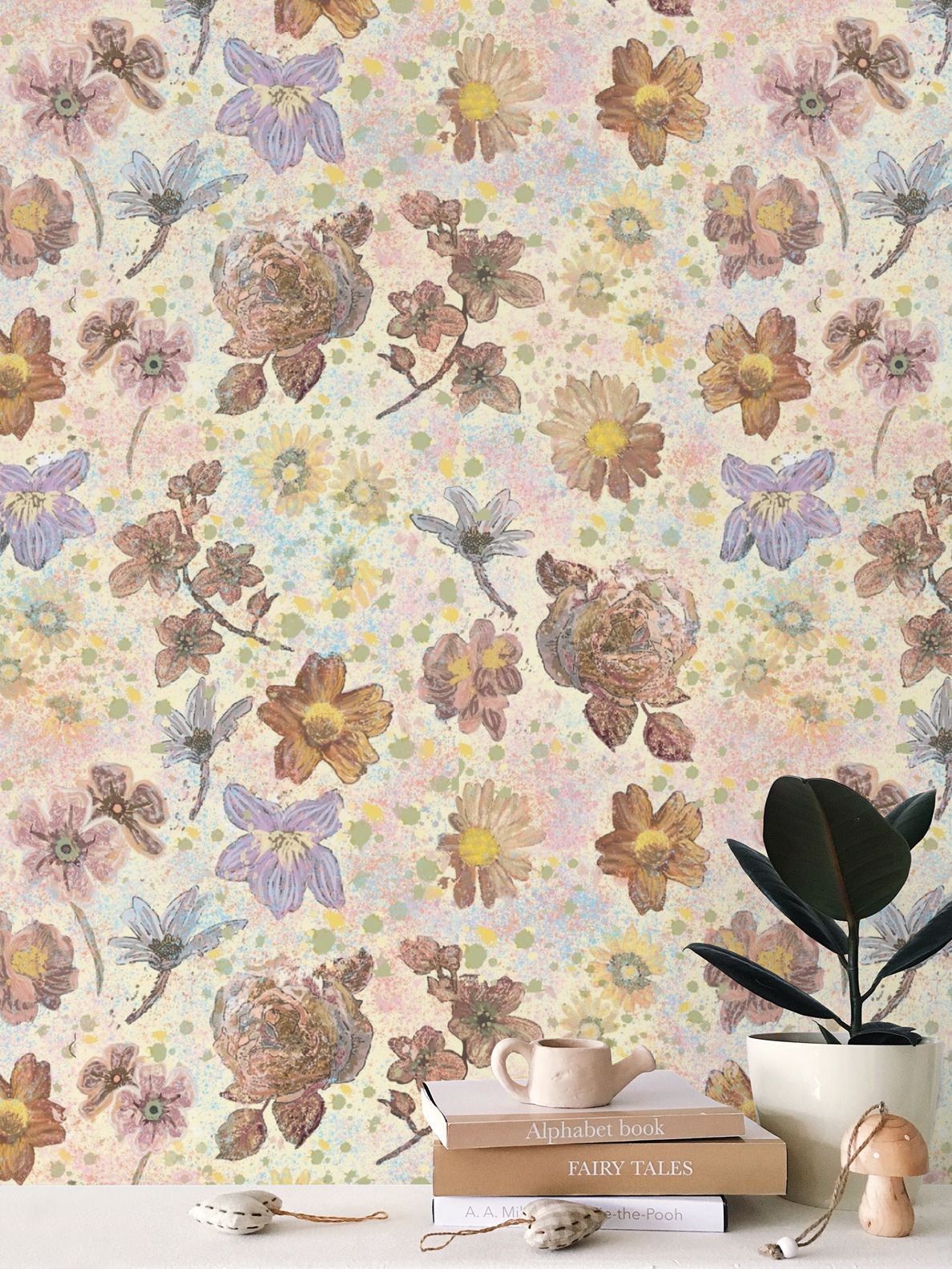 Angelina- Ivory Wallpaper