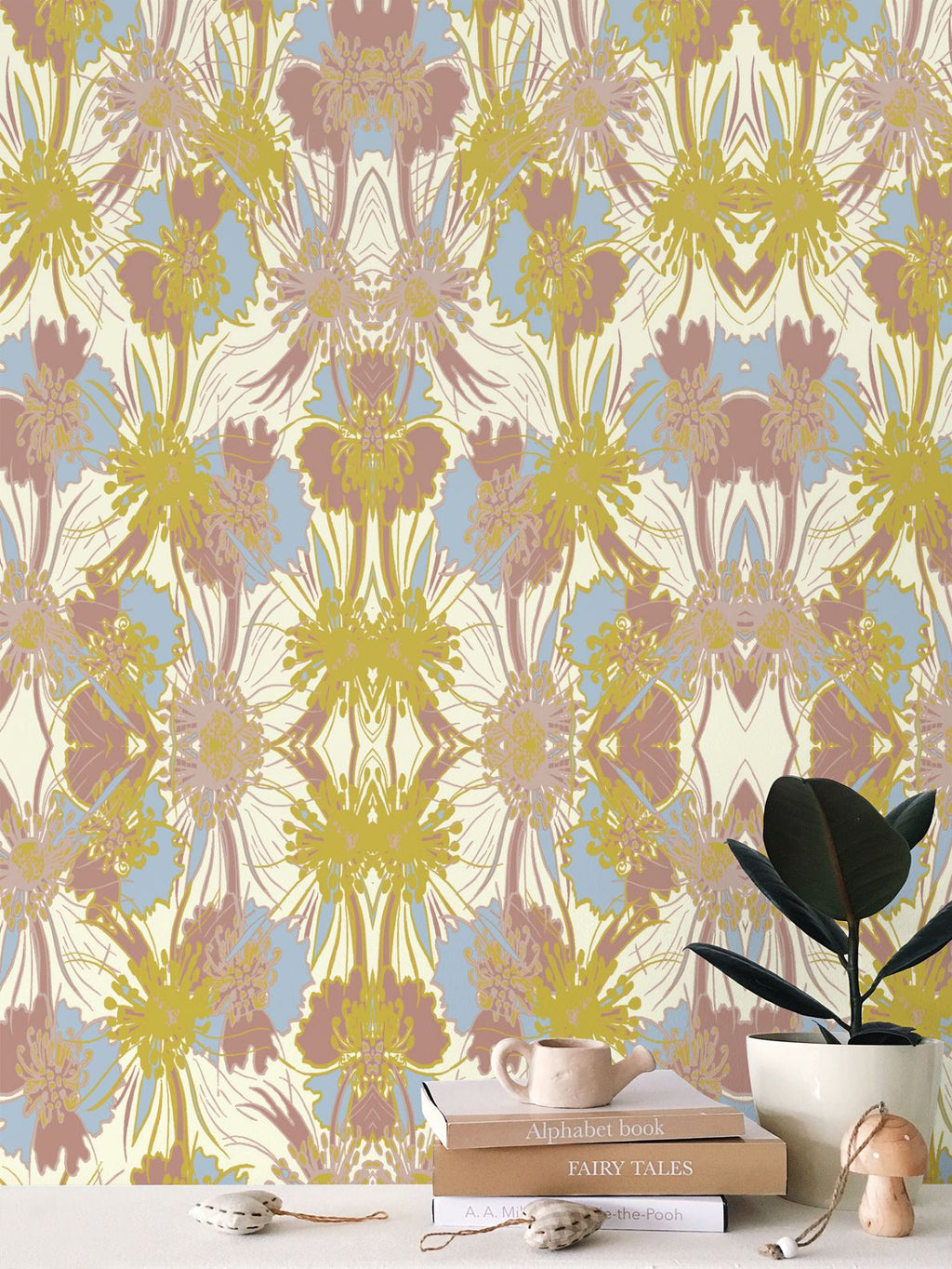 Sophia Ivory Wallpaper
