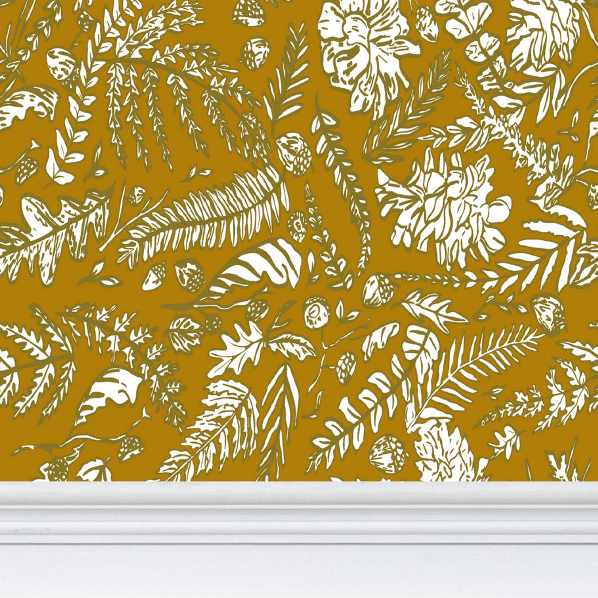 Averly Gold Wallpaper