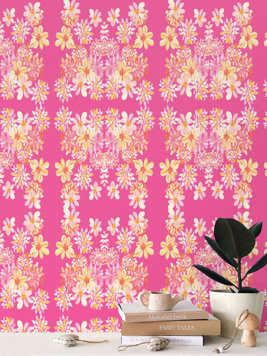 Freya Pink Wallpaper