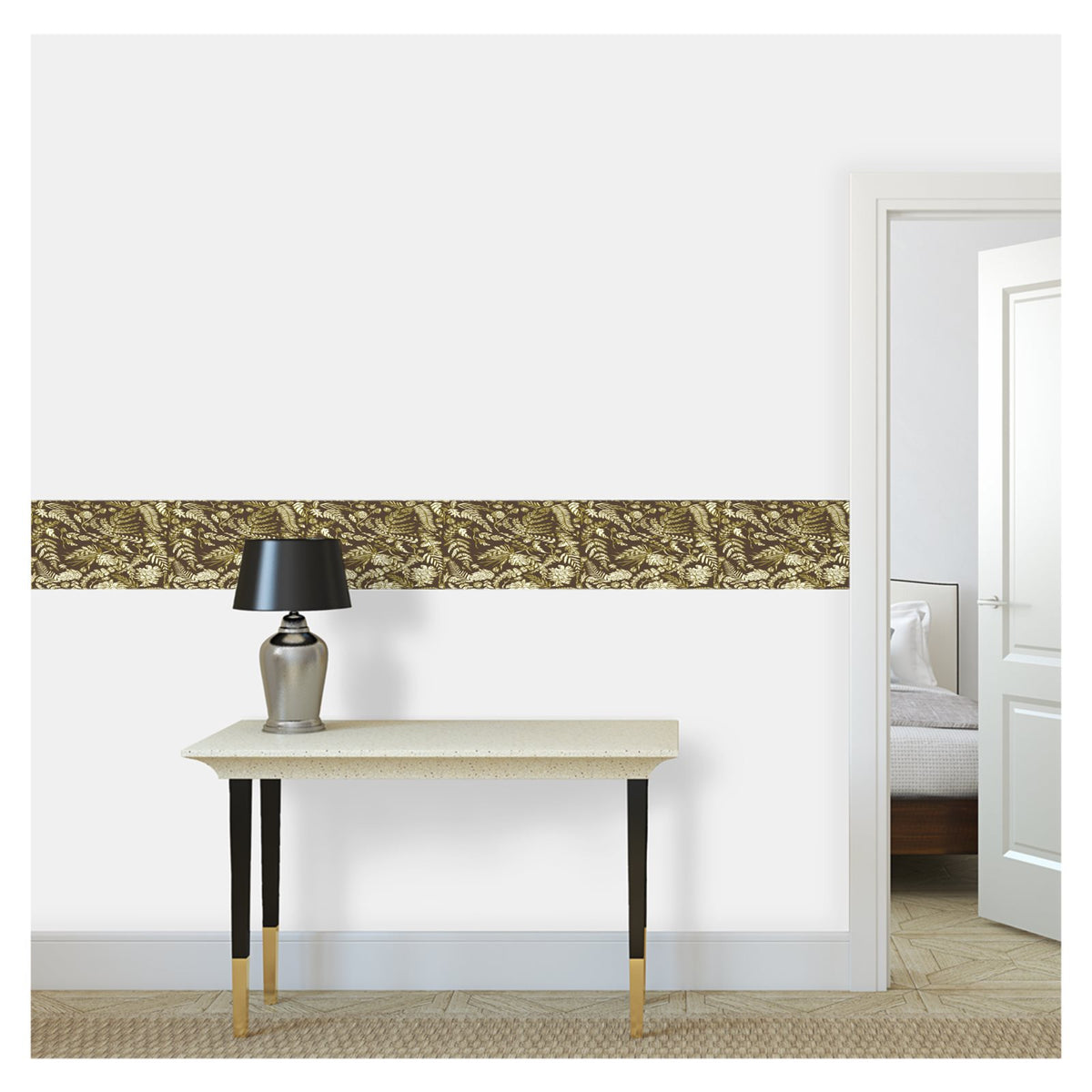 Averly Brown Wallpaper Border