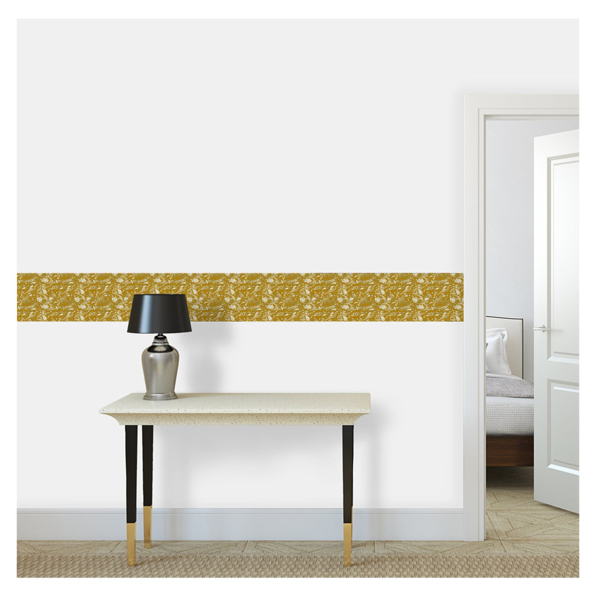 Averly Gold Wallpaper Border