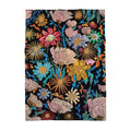 Black Poppy Tea Towel