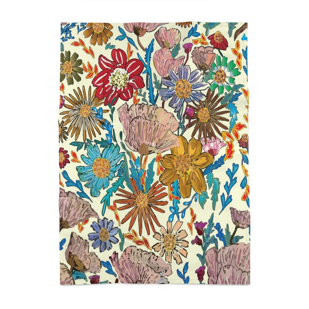 Poppy Ivory Tea Towel