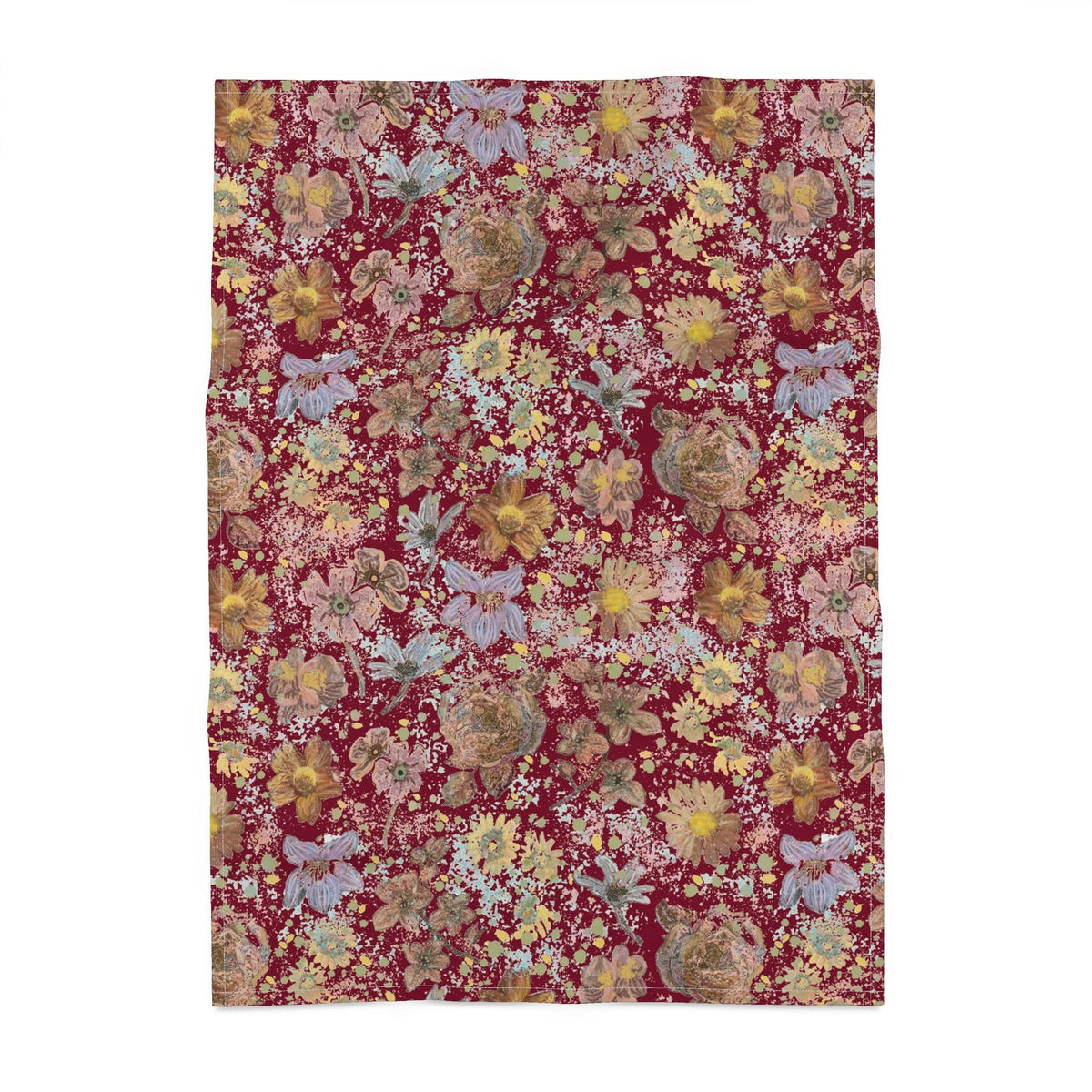 Angelina Red Tea Towel